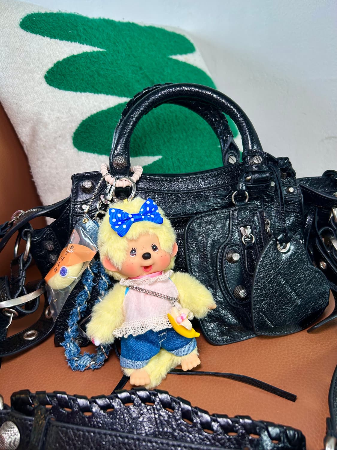 (79)정품몬치치 커스텀키링🍌🙈도쿄바나나💛-3 상품이미지5