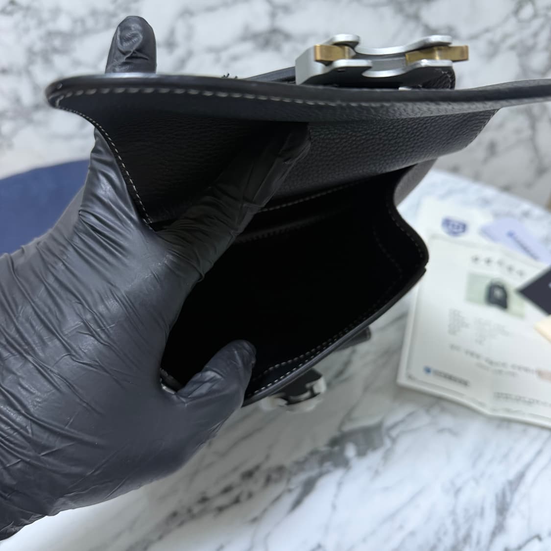 디올 CD 로고 갤럽 그레인 슬링백 크로스백 메신저백
 상품이미지7