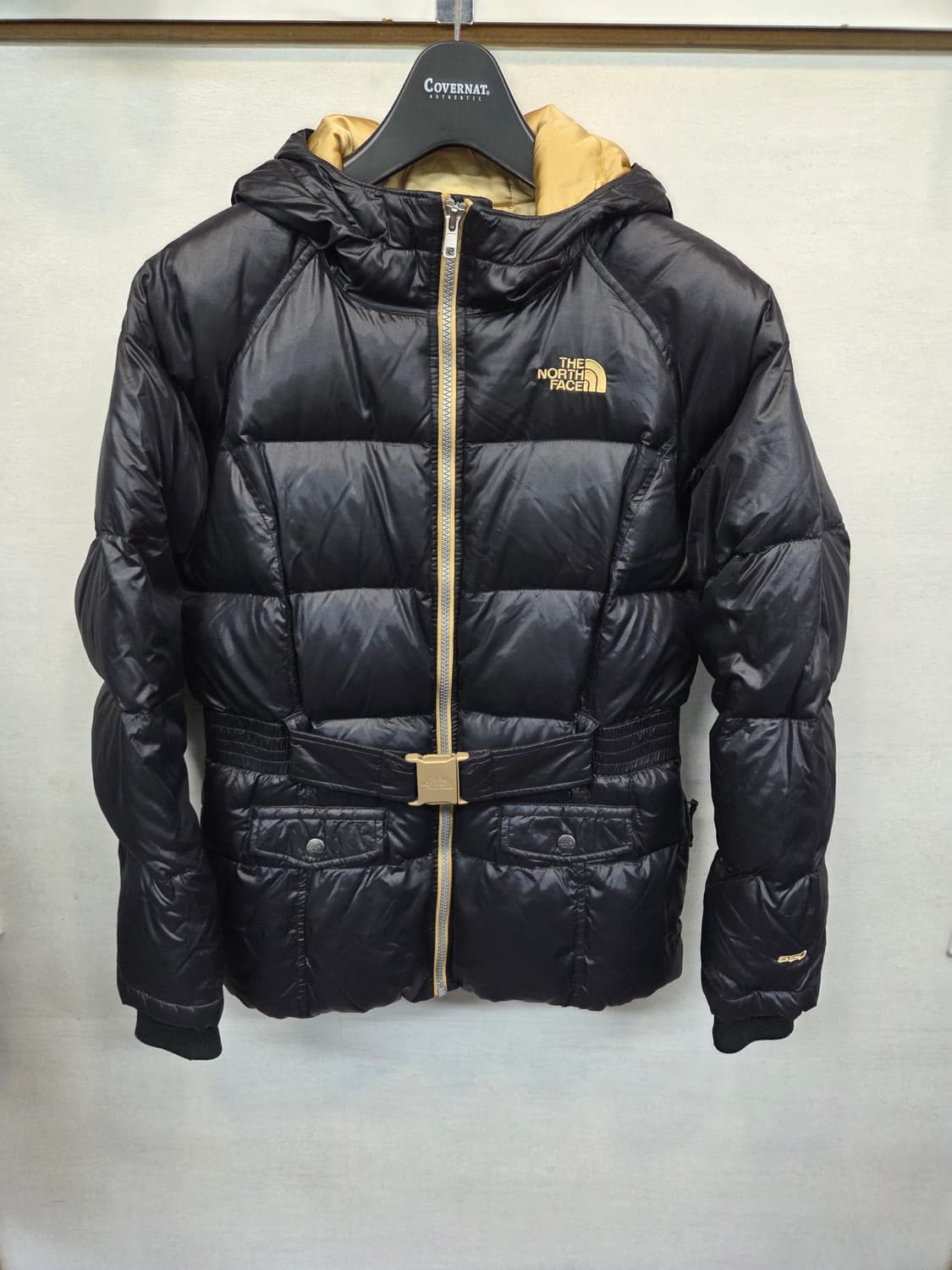 노스페이스 해외판 주니어 골드로고 벨티드 550패딩 14 16 성인 s 상품이미지1