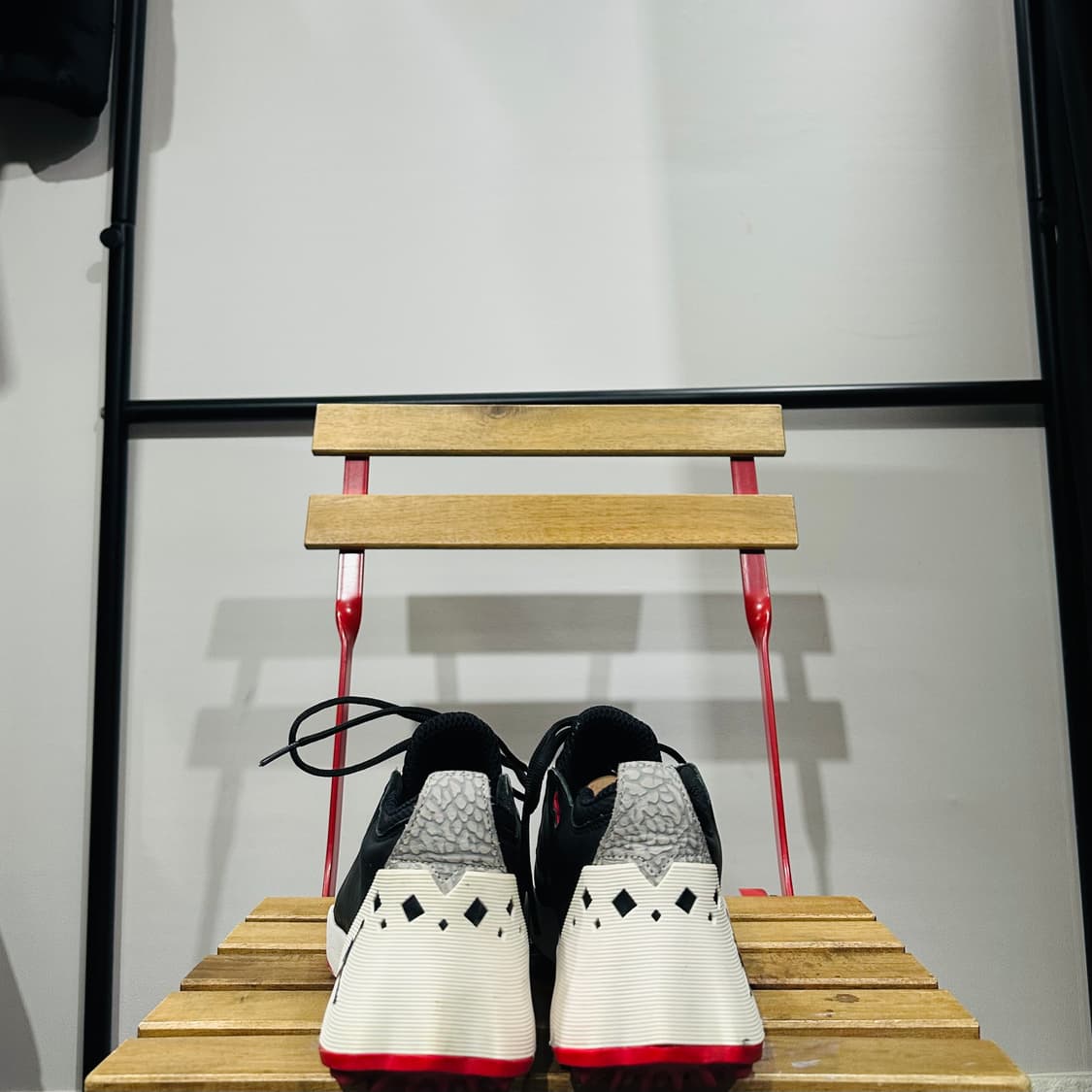 265) 조던 골프화 남성 남자 골프화 ADG 4 레더 블랙/레드 상품이미지4