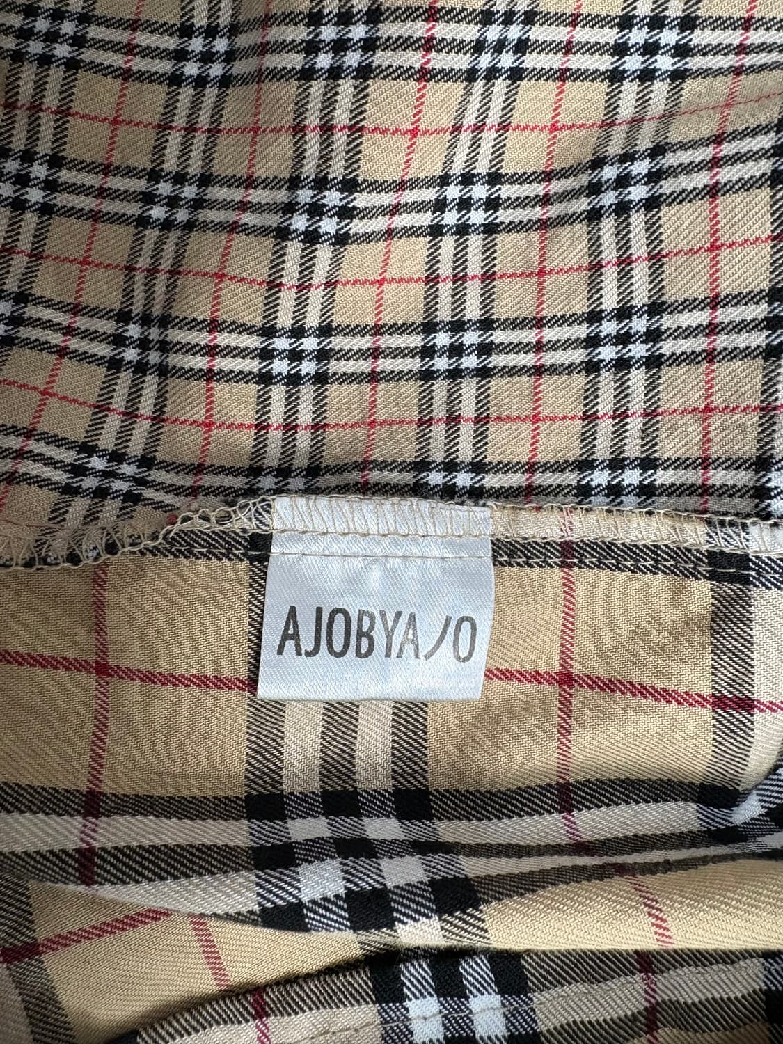 아조바이아조 리빌드 체크 셔츠 상품이미지7