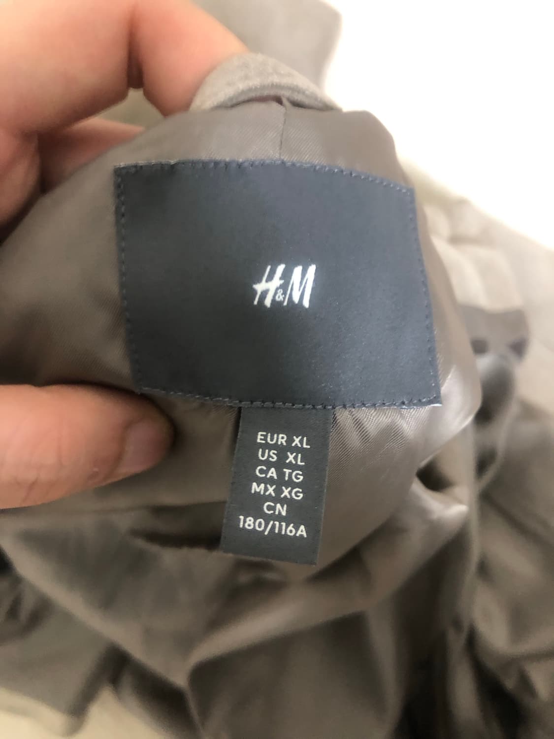 H&M 스웨이드 라이더자켓 XL 105 상품이미지3