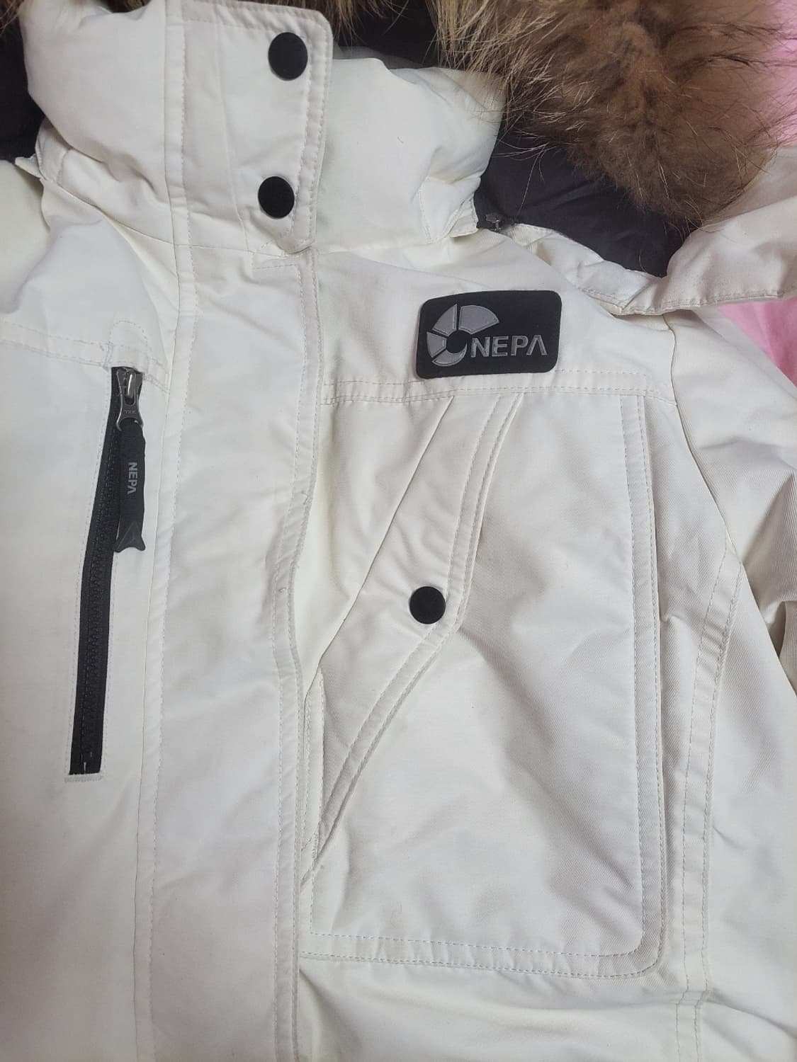 급처상태양호!네파 알라스카 유틸리티다운오리털 전지현 패딩 스톤아일랜드느낌 상품이미지7