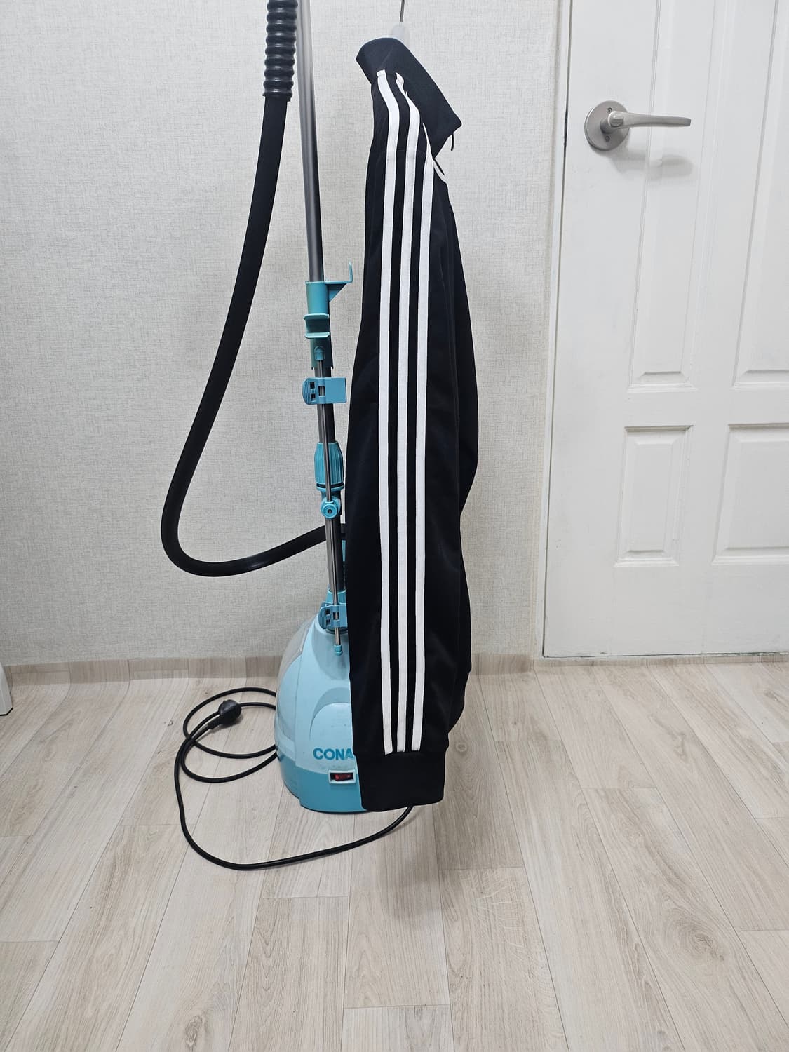 (105~110)2XL☆초대장급☆아디다스 에센셜 3st[검흰] 트랙탑져지 상품이미지5