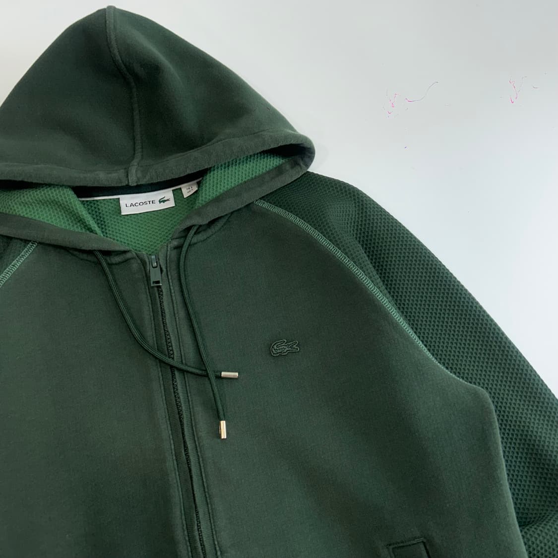 Lacoste 라코스테 딥그린 후드집업 상품이미지4