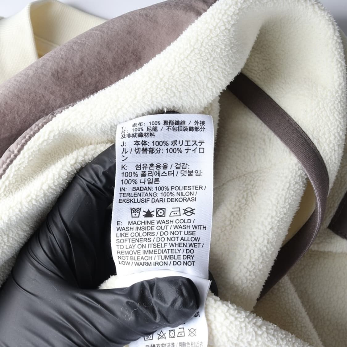 나이키 NSW 빅스우시 배색 플리스 크루넥 아이보리 XL 상품이미지6