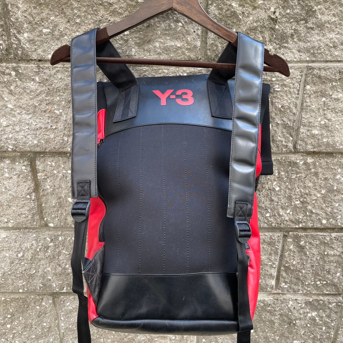 [OS] Y3 요지 야마모토 black/red 백팩 상품이미지6