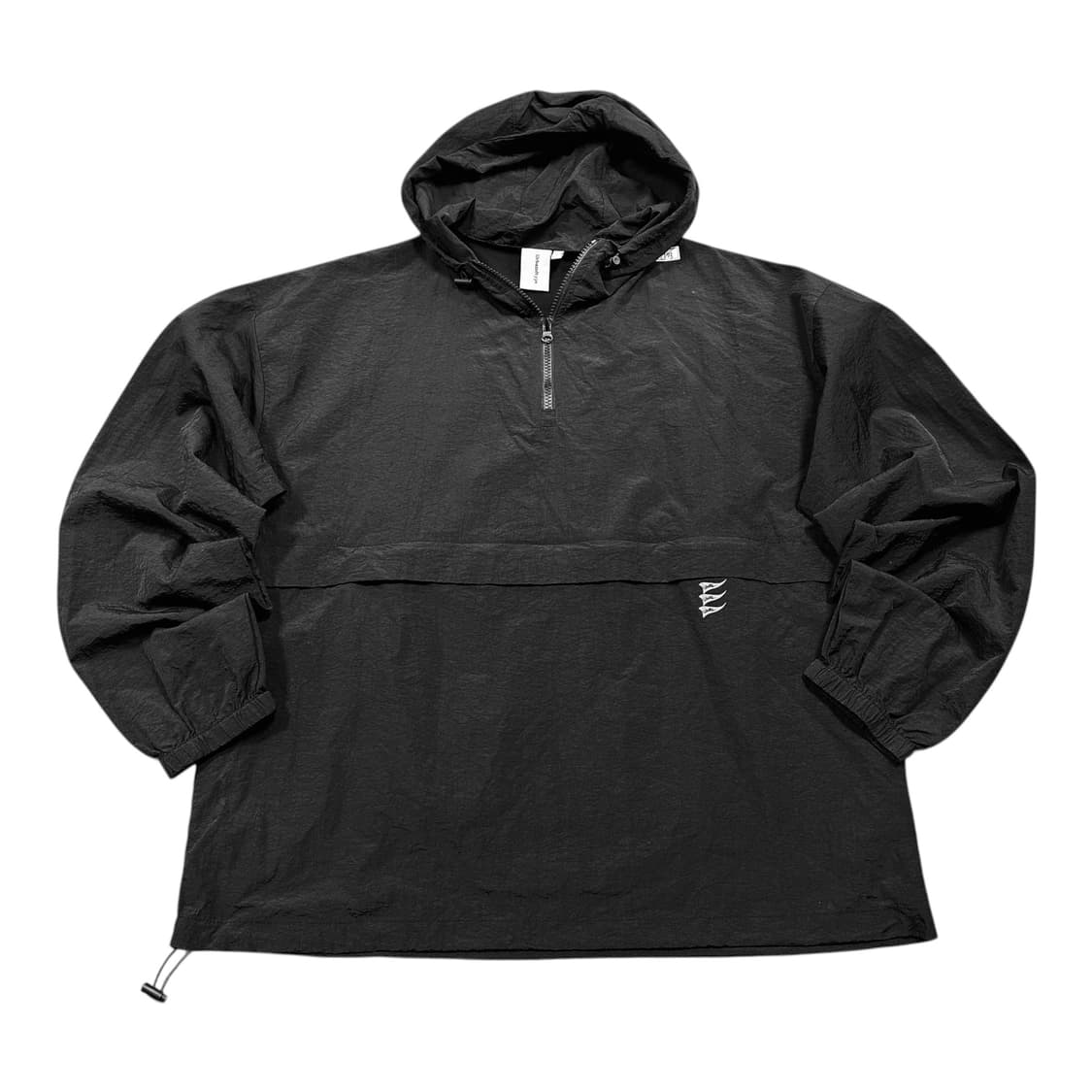 ✨ (만원 빈티지) (세트) 어반디타입 우븐 바스락 블랙 바람막이 셋업 상품이미지2