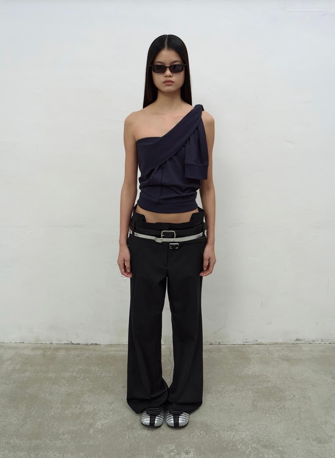 [구해요] BUSTIER DETAIL JERSEY TOP 상품이미지1