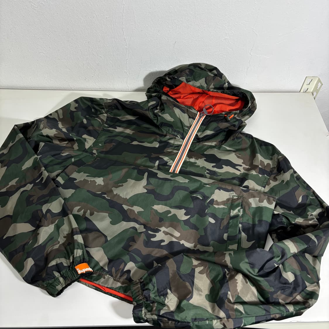 S 슈퍼드라이 카모블라쥬 아노락 후드바막 상품이미지1