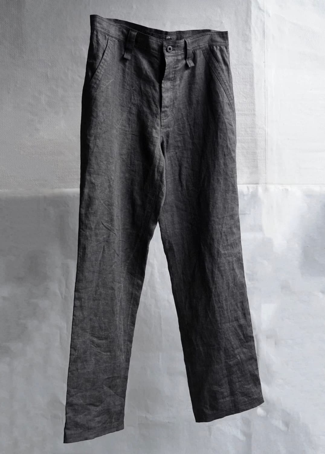 블랙멀 잉크 코팅 트라우져 팬츠(M) 상품이미지1