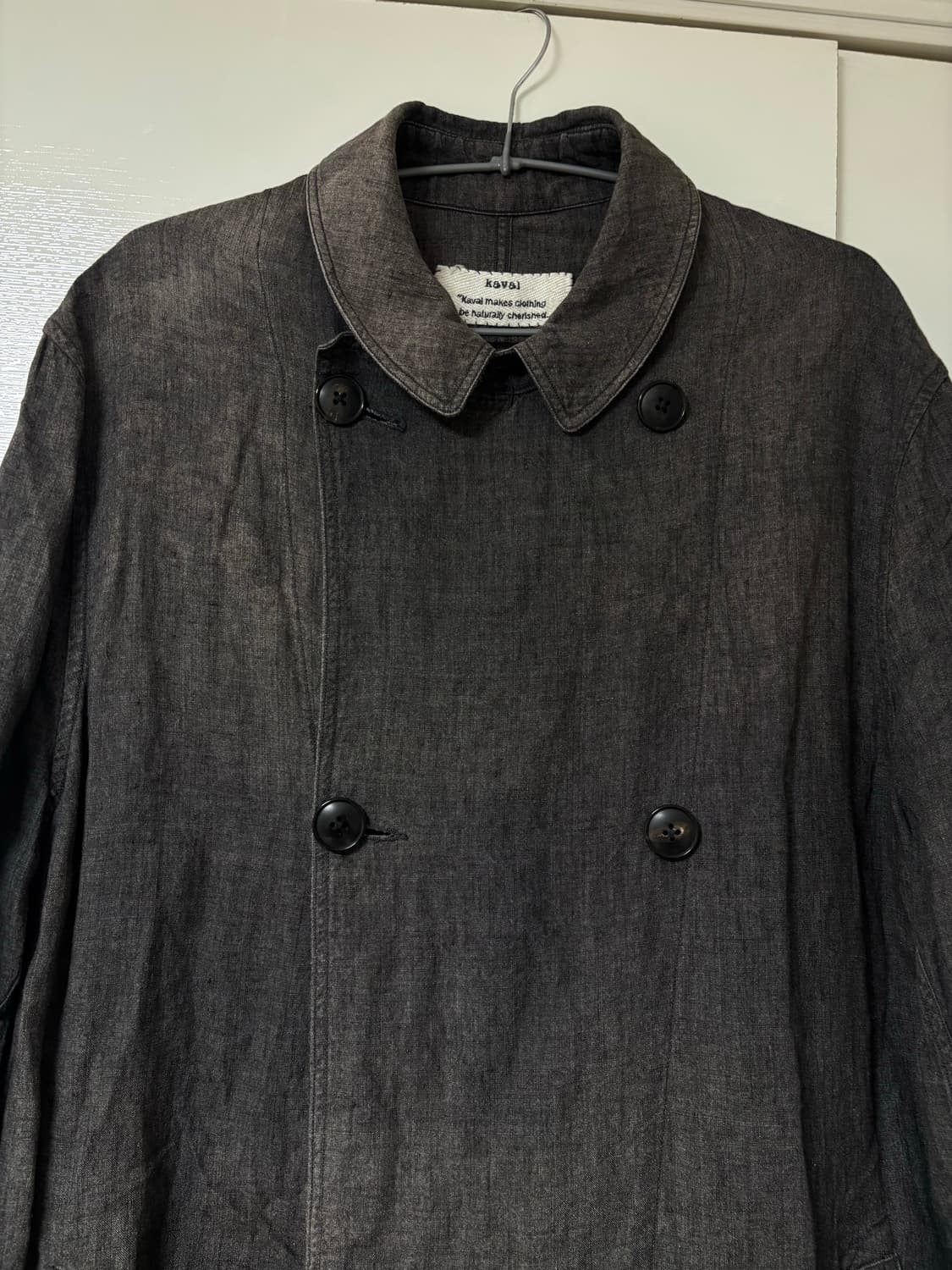 Kaval LINEN PAINTER COAT 상품이미지3