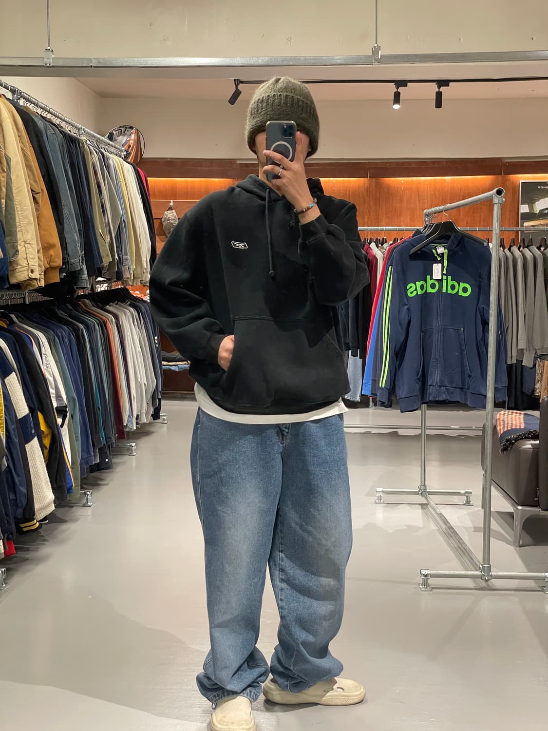 리복 후드 티셔츠   상품이미지6