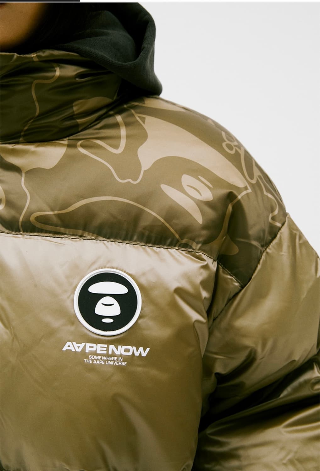 에이프 29.5인치 나우 다운 자켓 다크 베이지 - 24FW 상품이미지6