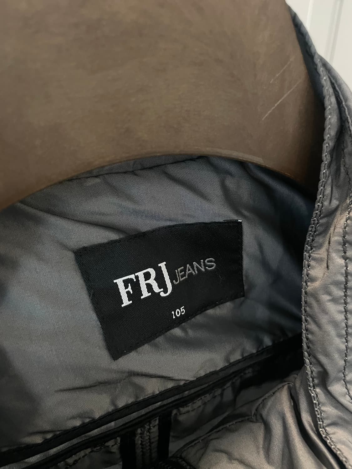 (100~103) FRJ 실버 메탈릭 y2k블루종 자켓 상품이미지5