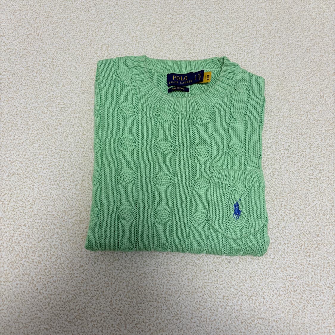정품 폴로랄프로렌 여성 케이블 반팔 니트, 가디건 상품이미지5