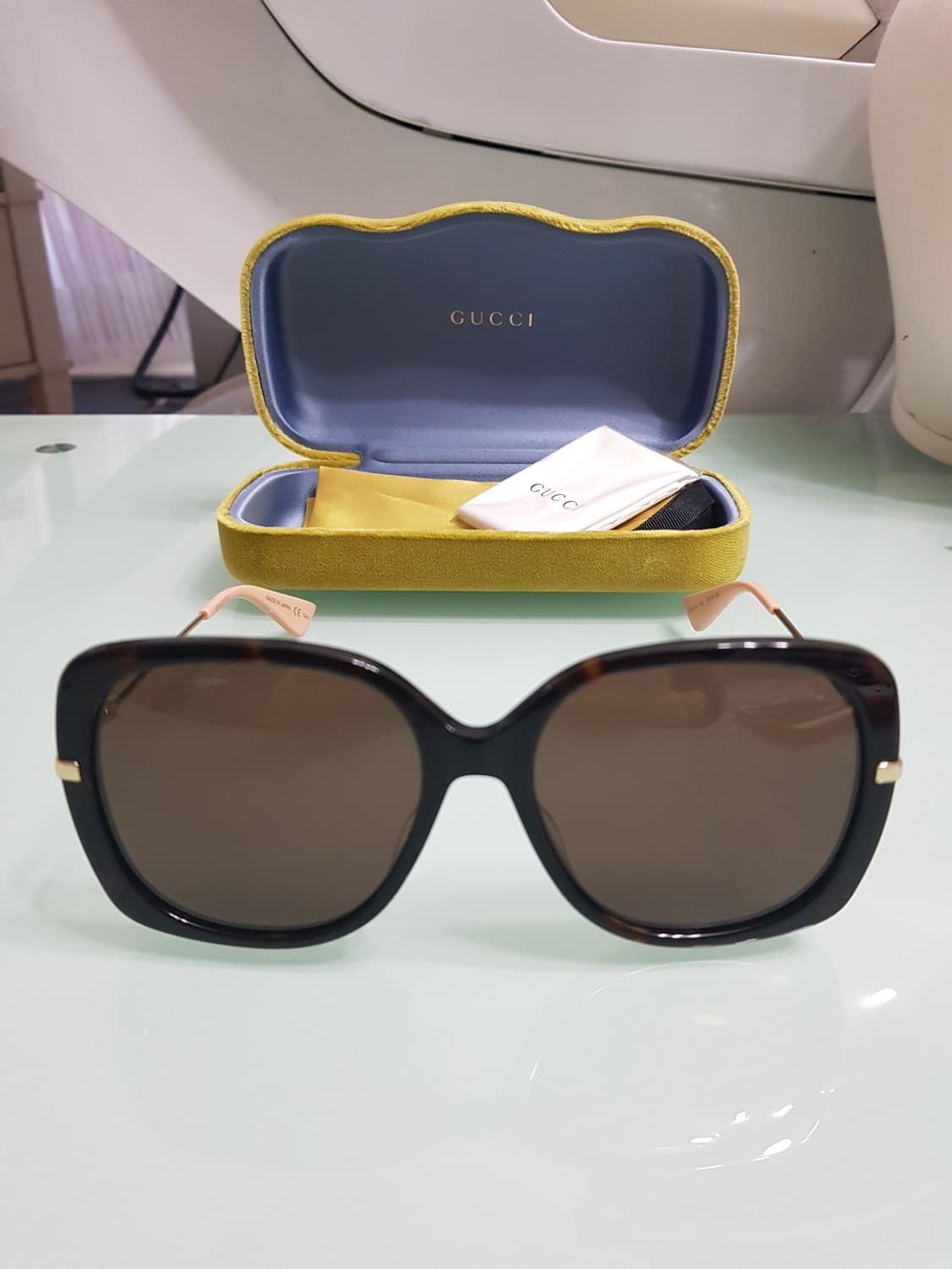 구찌 허니비브라운선글라스(새상품 풀구성) 상품이미지9