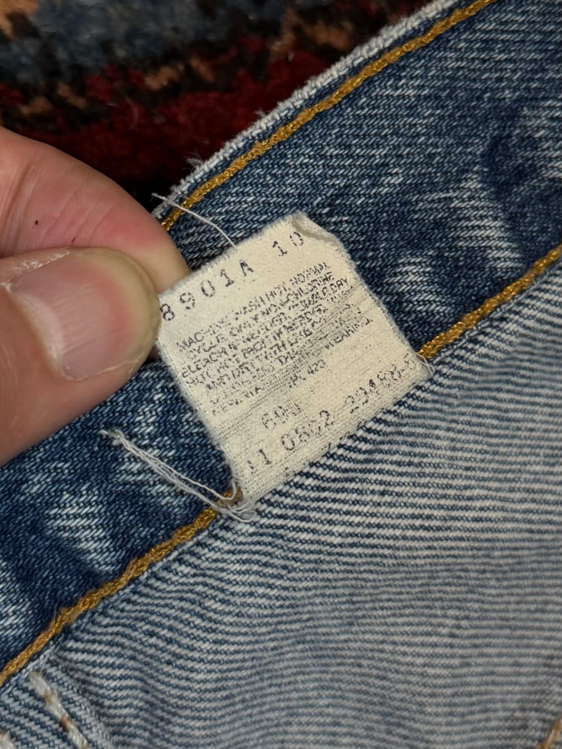 90's USA Made 빈티지 리바이스 517 부츠컷 상품이미지10