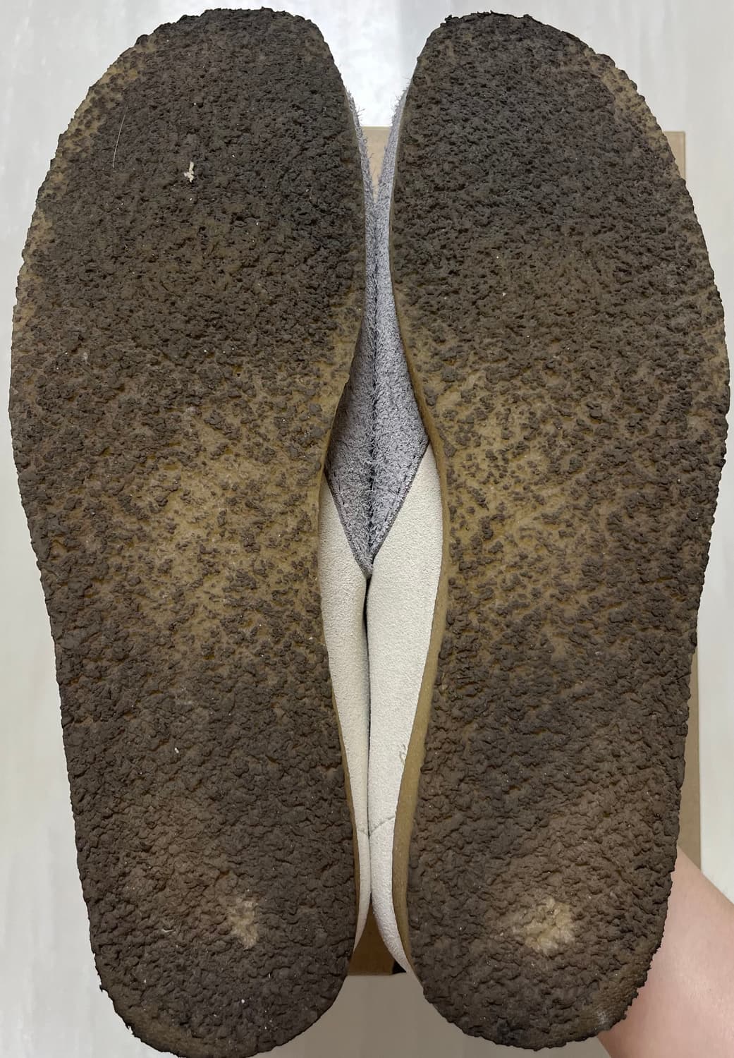 클락스 왈라비 배색 (그레이 /아이보리) 275 사이즈 상품이미지5