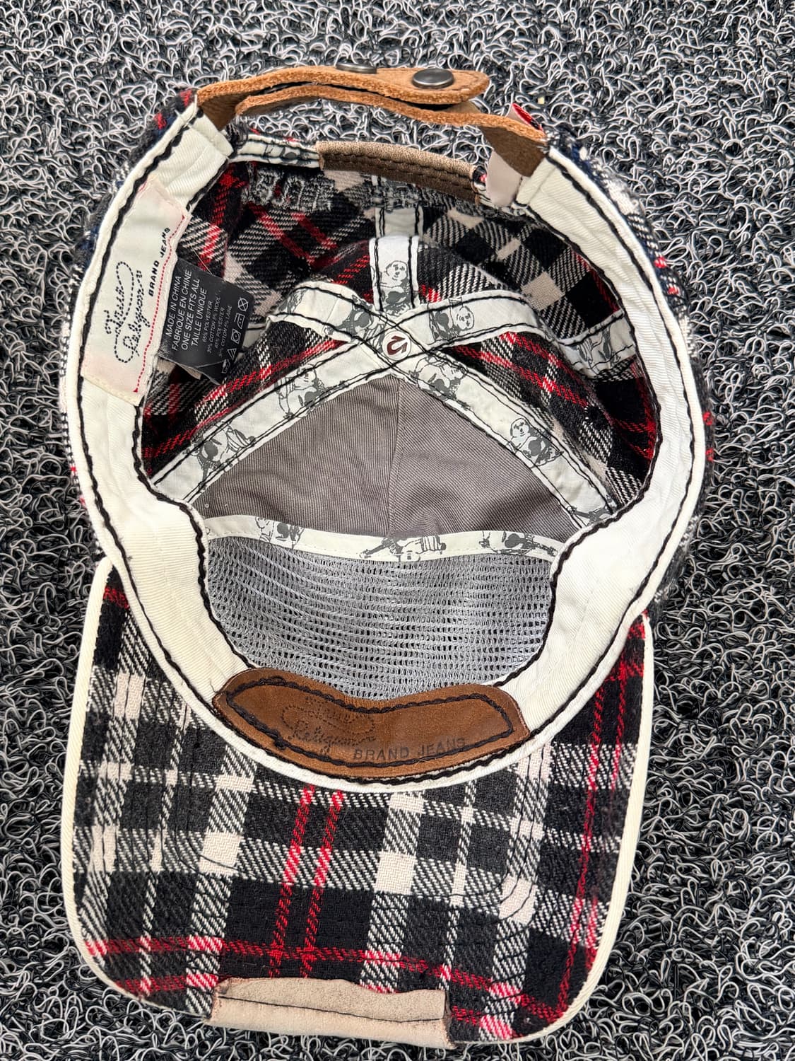 트루릴리젼 체크 볼캡 상품이미지3