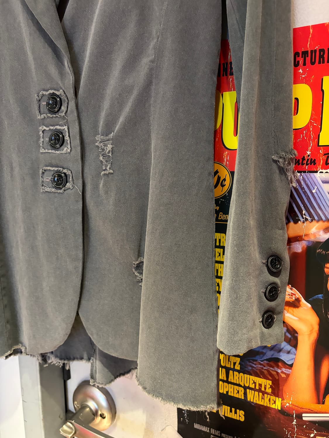 빈티지 디스트로이드 블레이저 자켓 상품이미지3