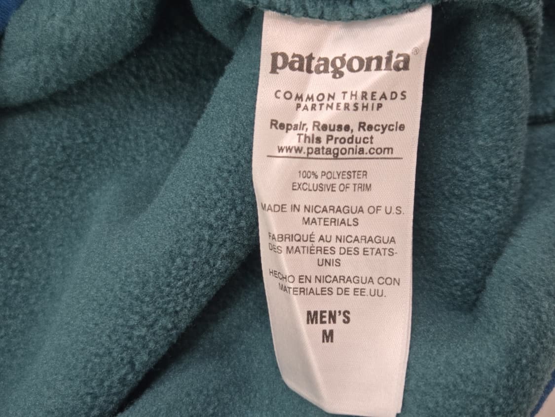 15FW 파타고니아 신칠라 스냅-T 에메랄드/블루 상품이미지3