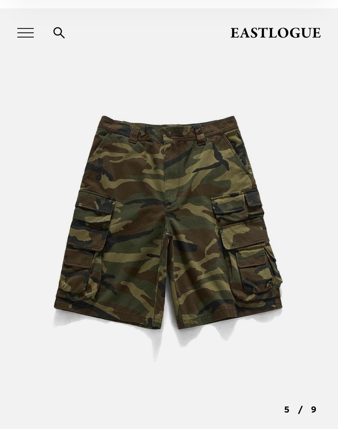 CAMERAMAN SHORTS - CAMO 카메라맨 쇼츠 반바지 M 상품이미지4