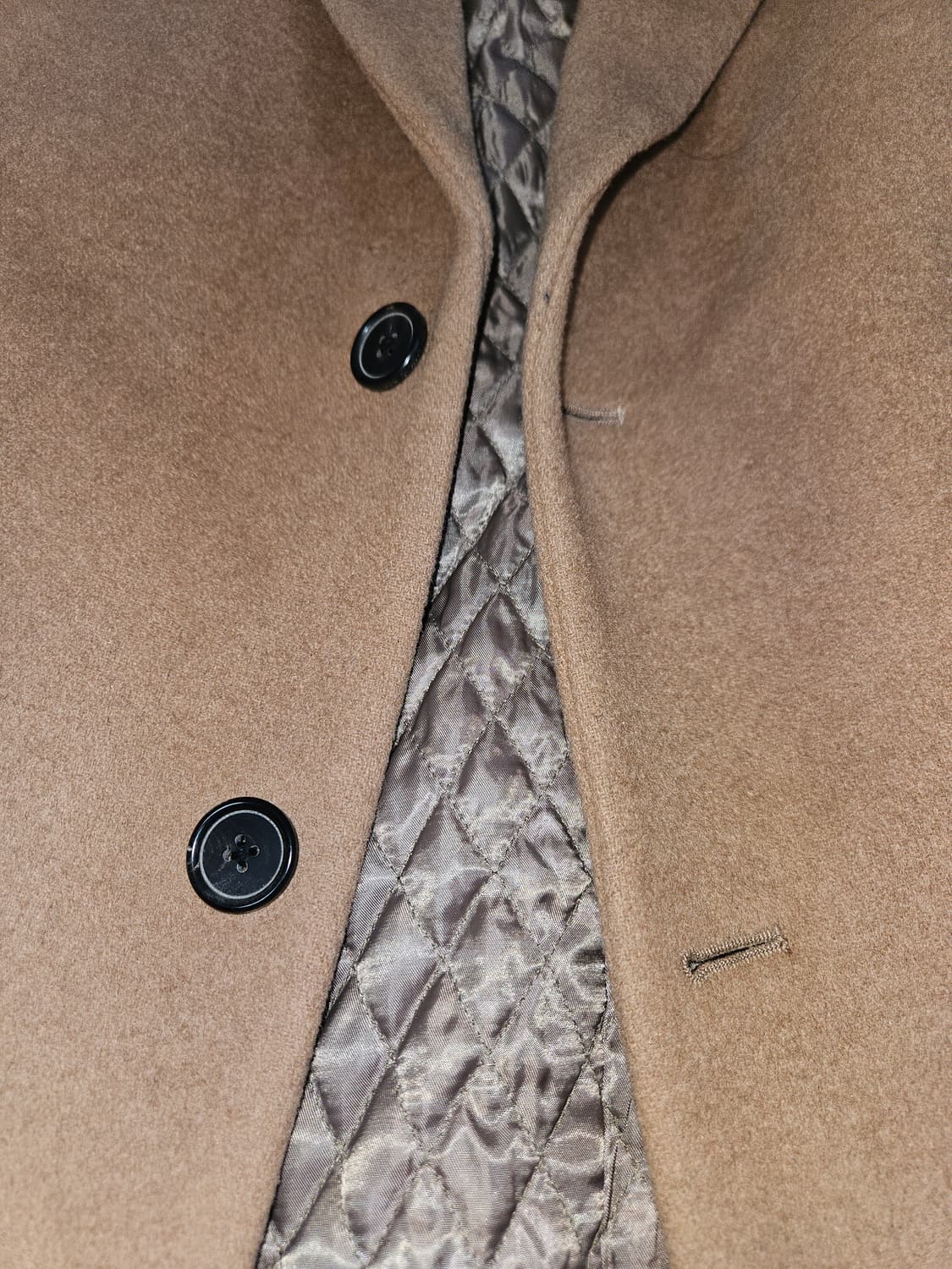 티아이포맨 캐시미어 브라운 클래식 롱코트 자켓 스탠다드 95 거의 새상품 상품이미지2