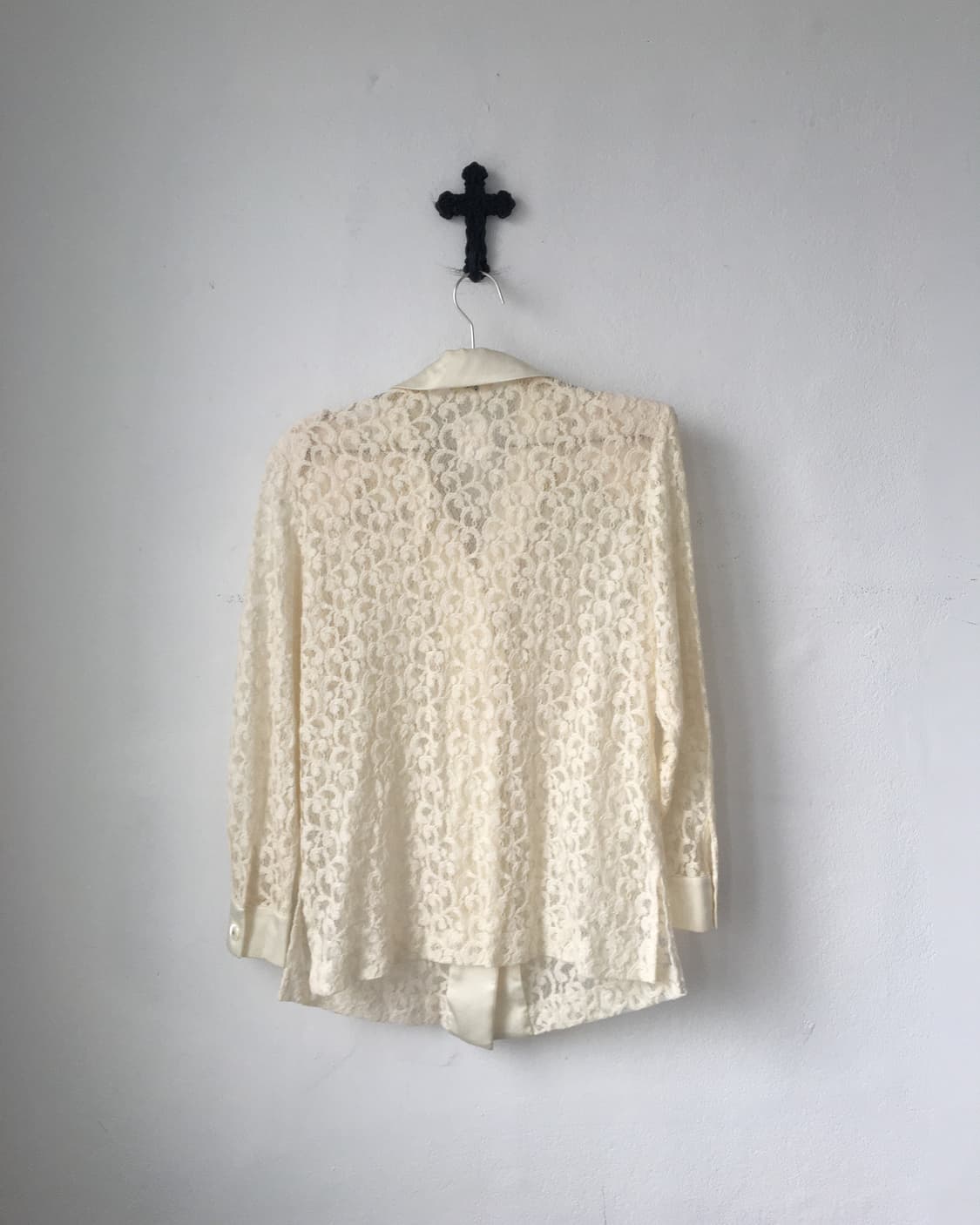 Ornament pattern see through jacket 상품이미지3