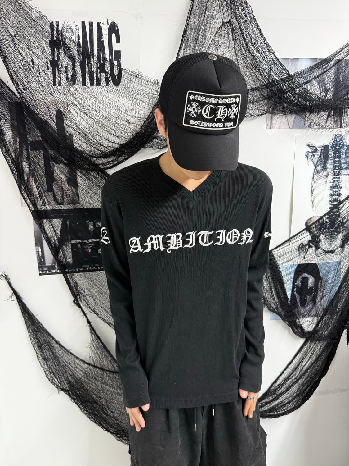 Punk mood patch longsleeve 상품이미지6