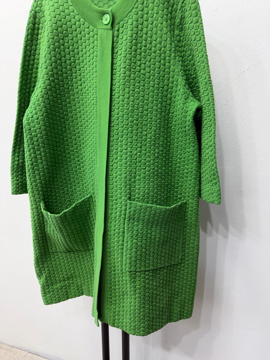 정품) COS 코스 여성 그린 니트 가디건 M 상품이미지3