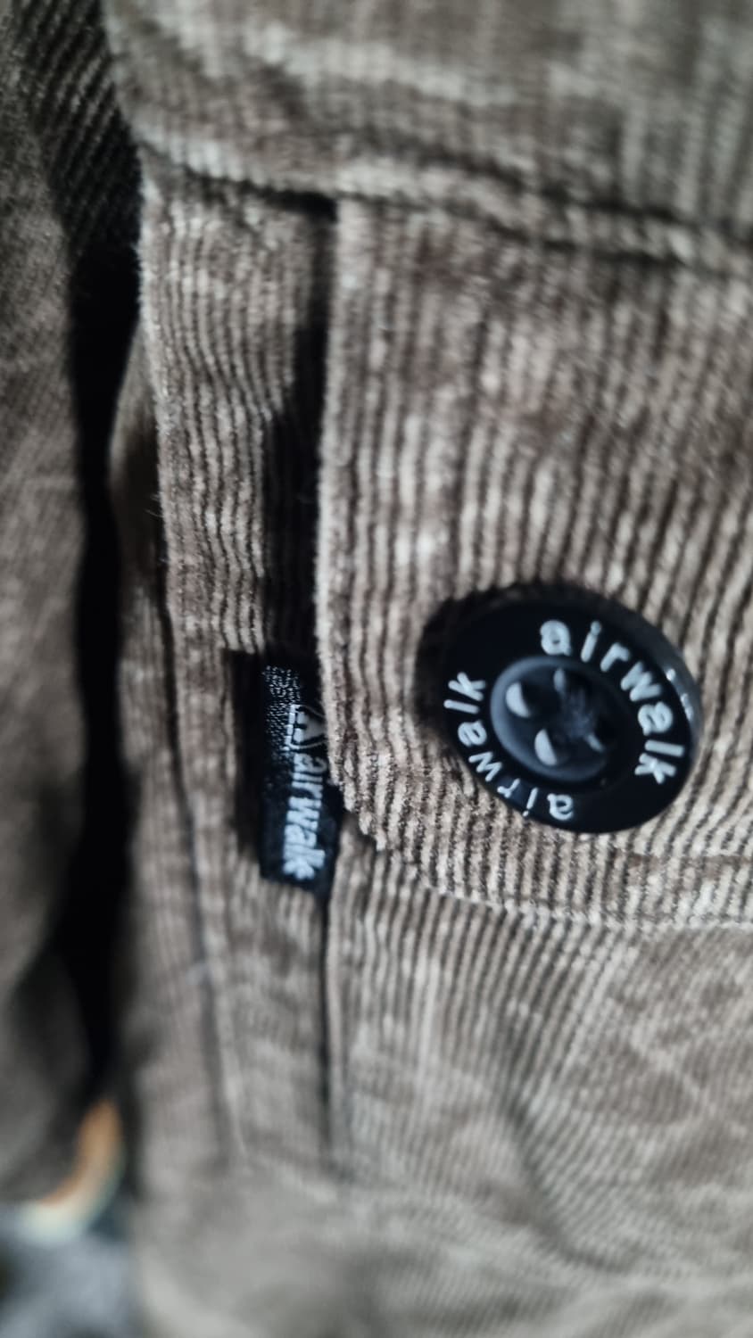 일본판) 에어워크 코듀로이 카고셔츠 110이상(가슴단면71) 상태좋음 상품이미지3