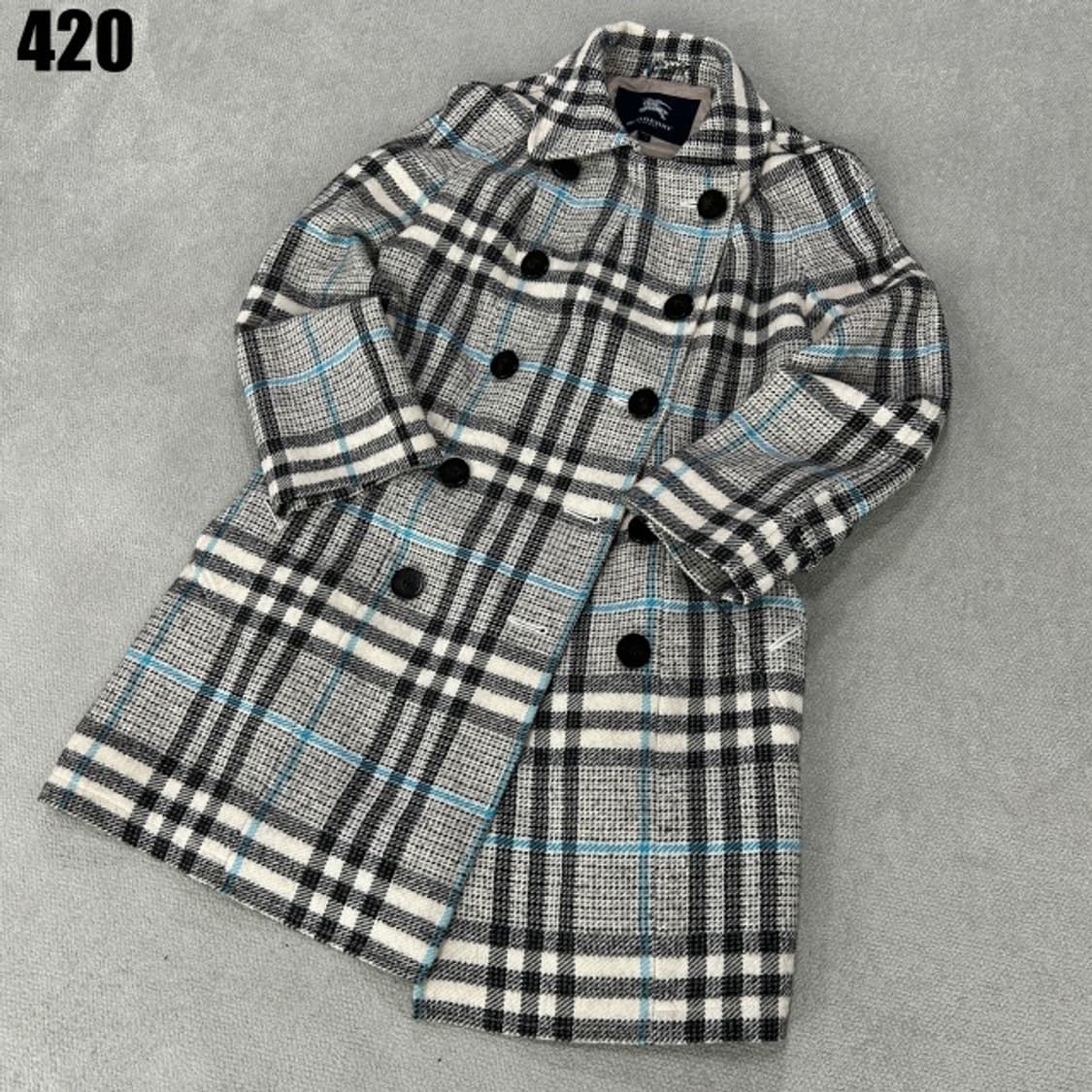 버버리 체크 롱코트  상품이미지1