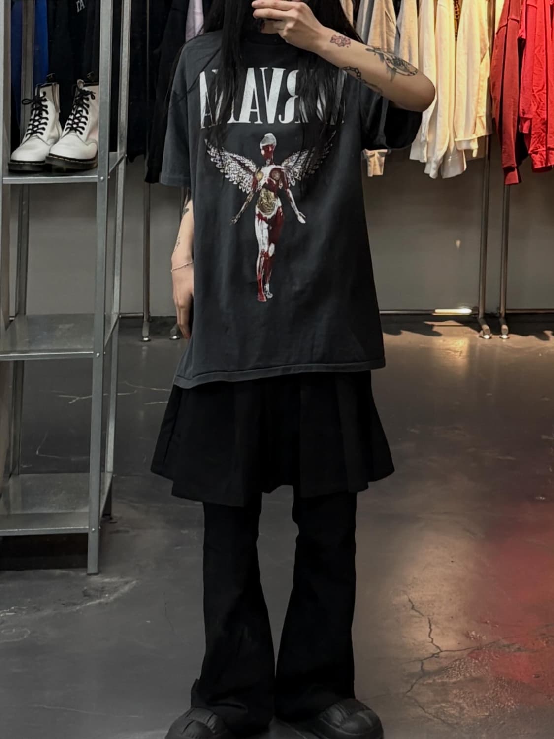 빈티지 너바나 인유테로 반팔 A3713 상품이미지1