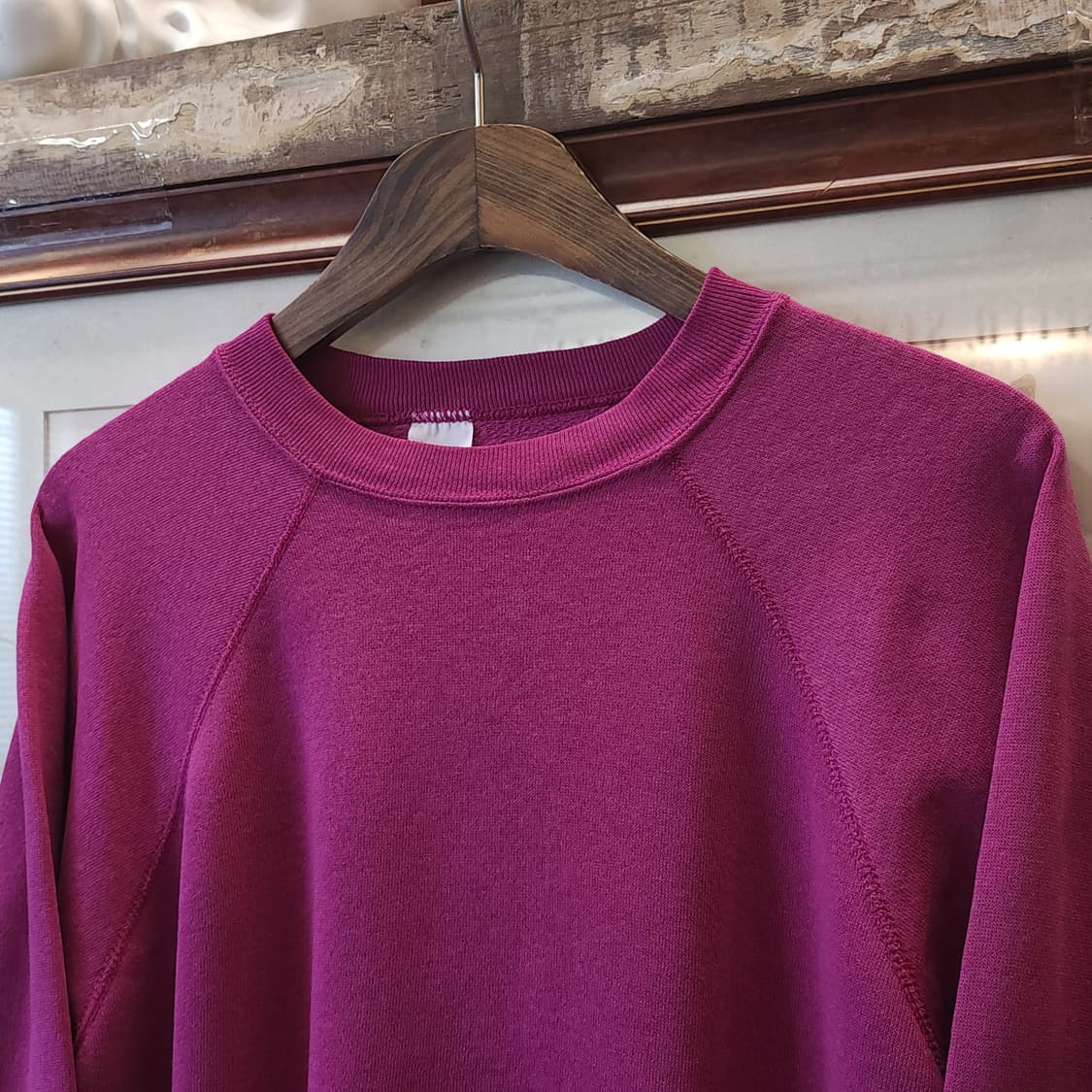 90s 빈티지 스웻셔츠 플레인 스웻셔츠 퍼플 L 상품이미지3