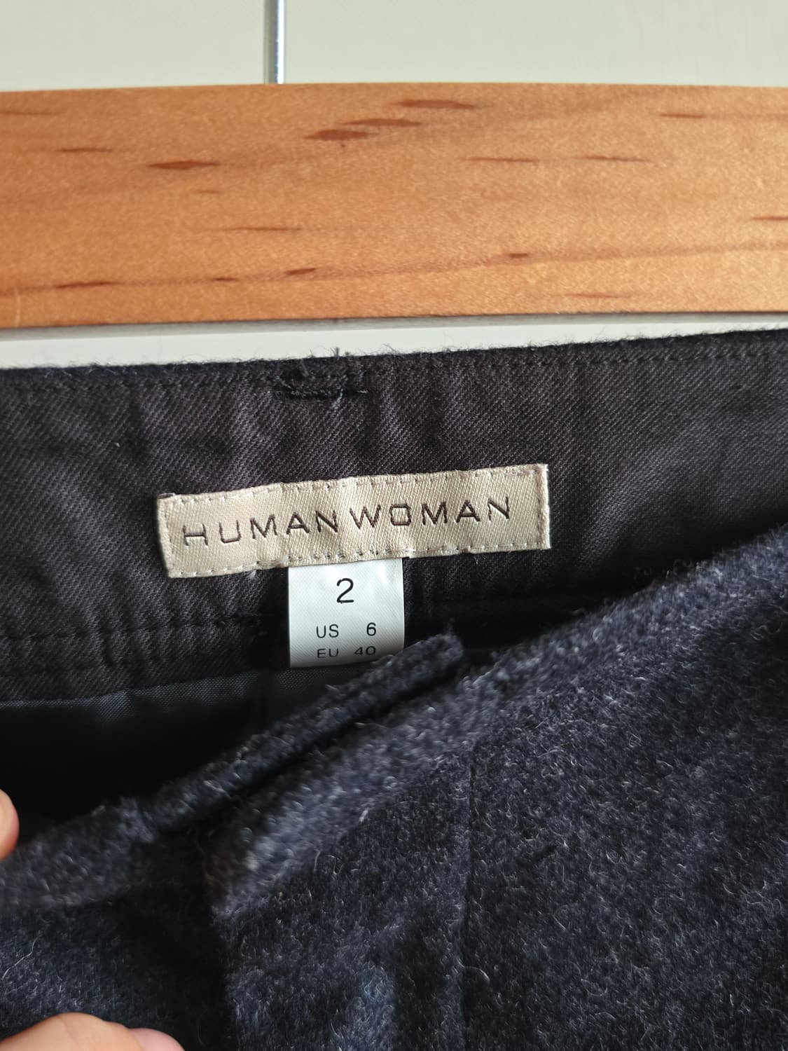 HUMAN WOMAN 울 더블버튼 슬랙스 상품이미지4