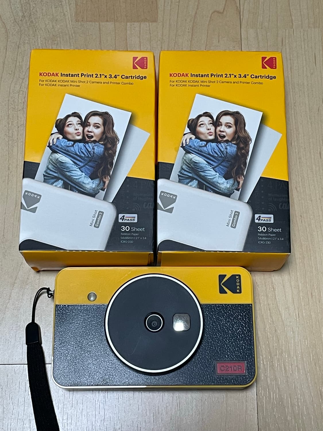 코닥 미니샷 C210R 옐로우 즉석카메라 & 카트리지 상품이미지1