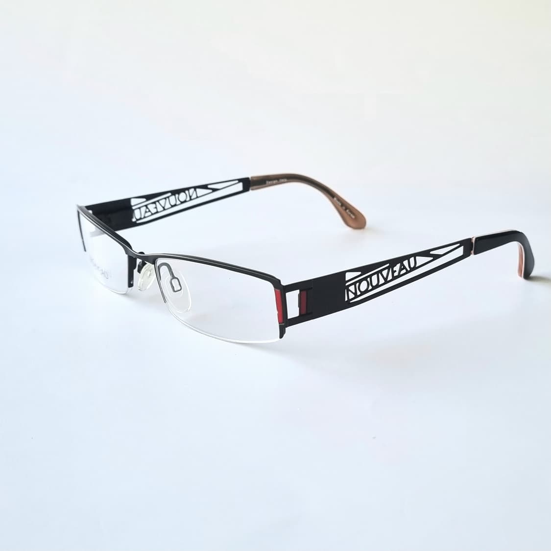 데드스탁 긱시크 레트로사각 반무테 안경테 상품이미지4