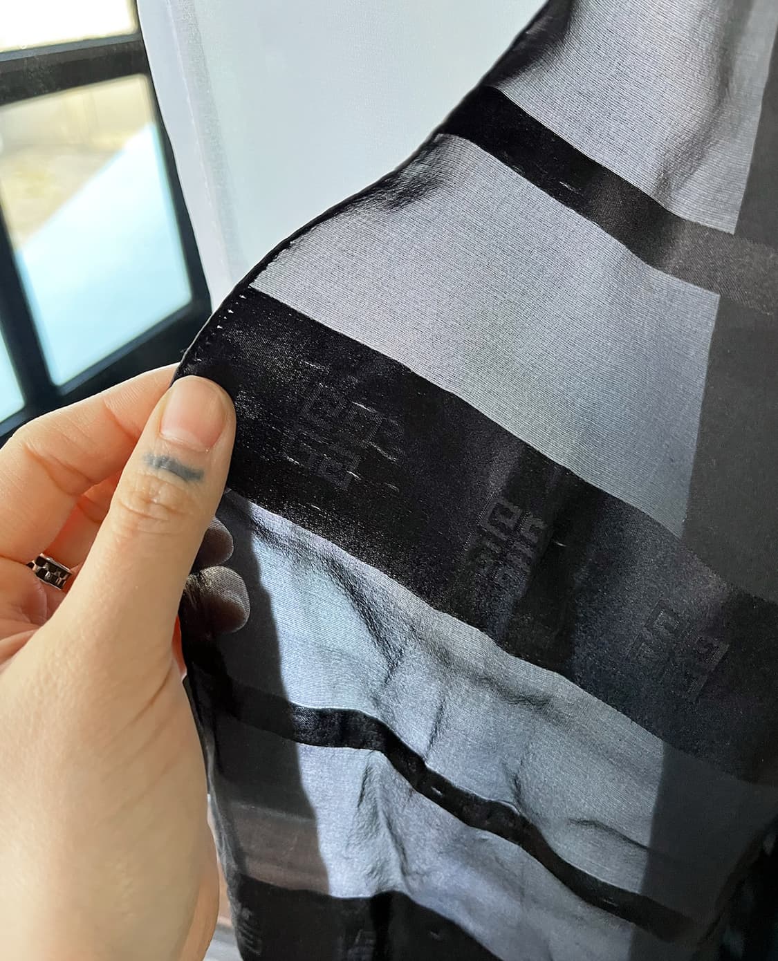 GIVENCHY logo sheer silk scarf 상품이미지9