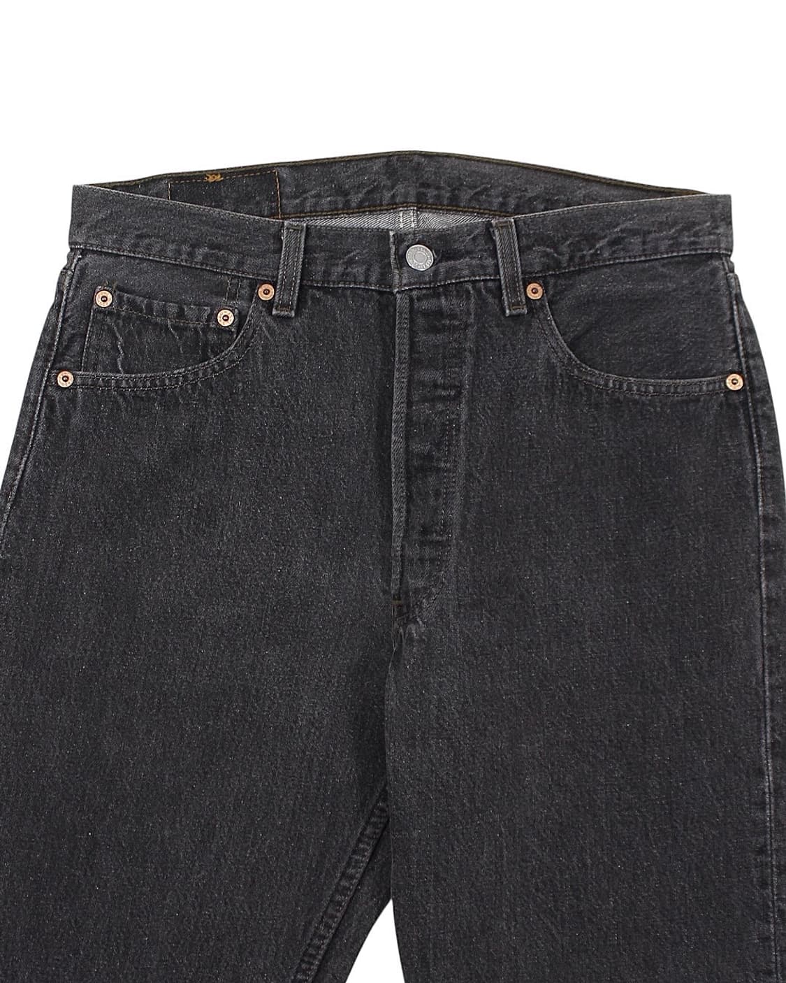 1995 USA 리바이스 501-0658 흑청 데님 팬츠 빈티지 미국제 상품이미지6