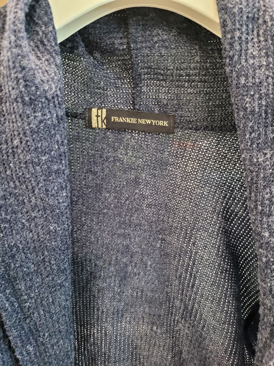 프랭키뉴욕(FRANKIE NEW YORK) 숄카라 니트 가디건 상품이미지6