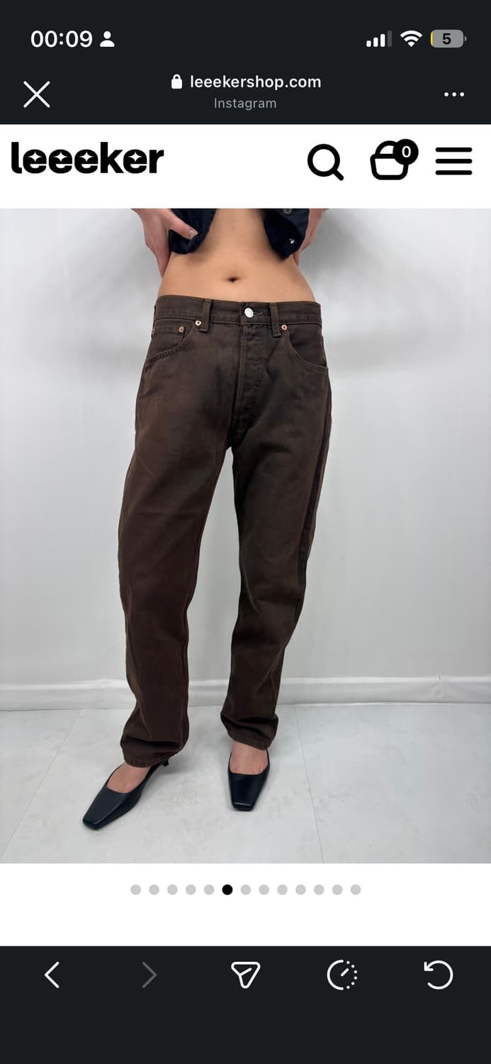 리바이스 데님 브라운 상품이미지6