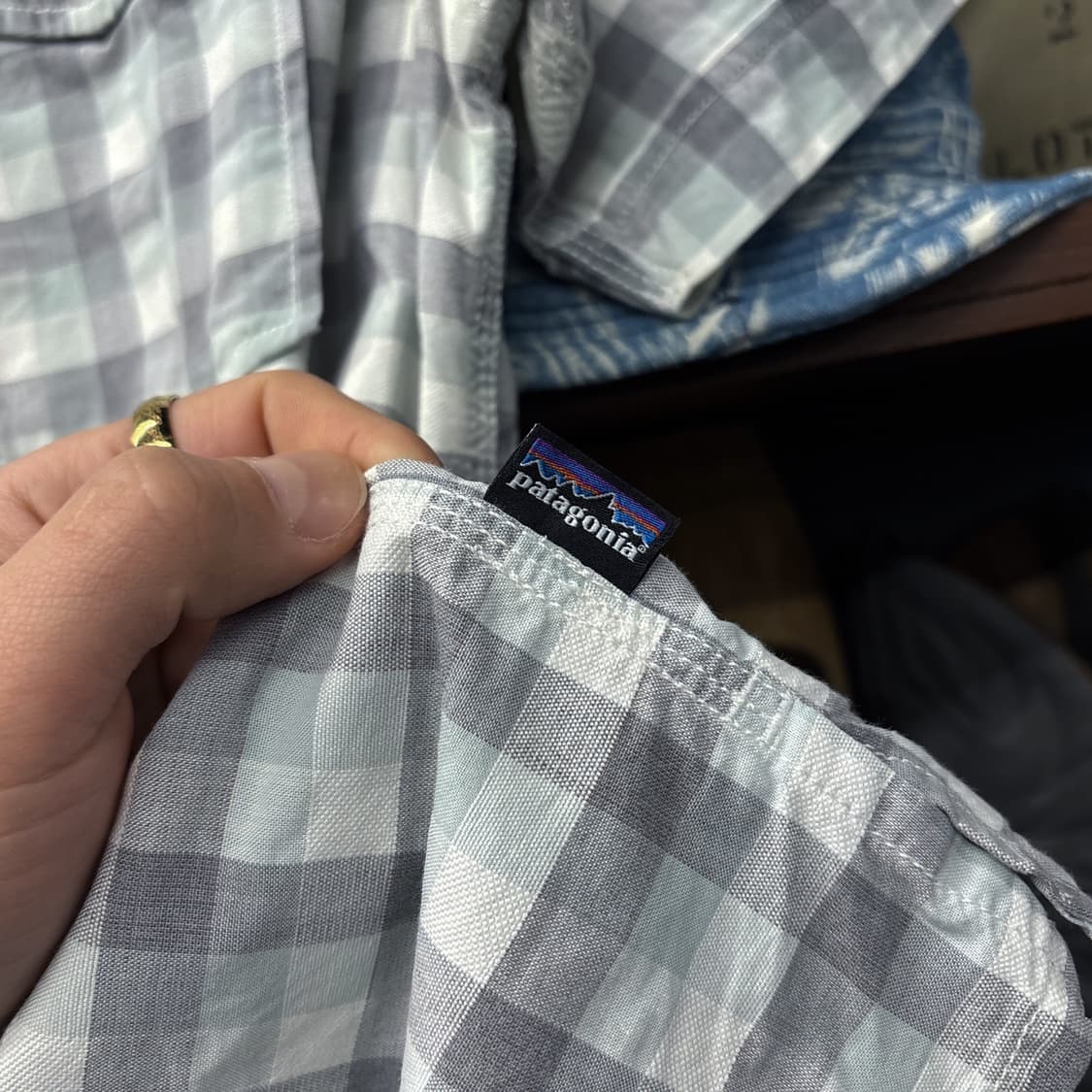 파타고니아 오가닉코튼 라이트 코튼트윌 체크워크셔츠 N1151 상품이미지6