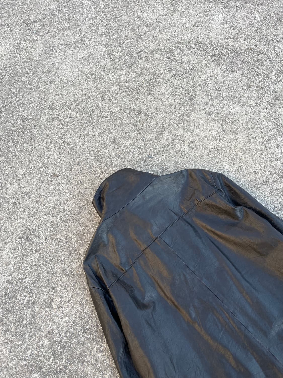 goer 하이넥 양가죽 레더자켓 상품이미지5