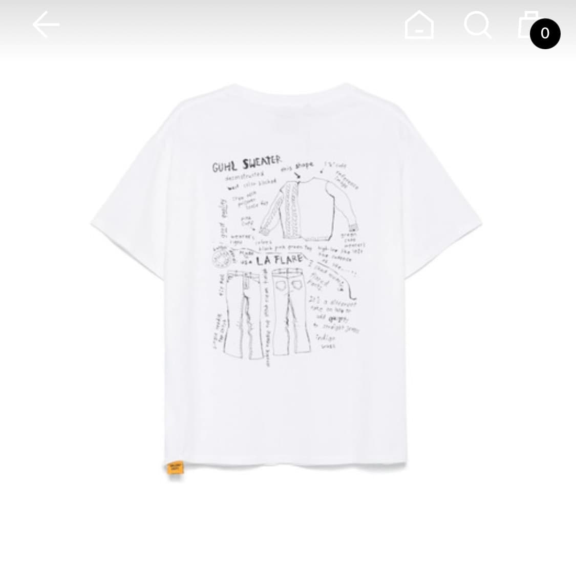 Gallery Dept. 갤러리 디파트먼트 티셔츠 M 새상품 상품이미지2