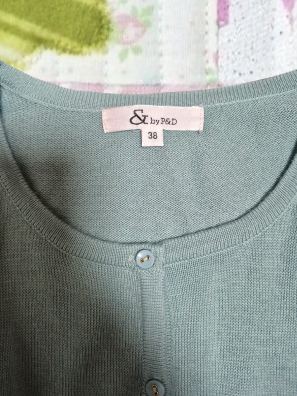 핑키앤다이안 모리걸 일본 빈티지 민트 가디건 P&D 상품이미지3