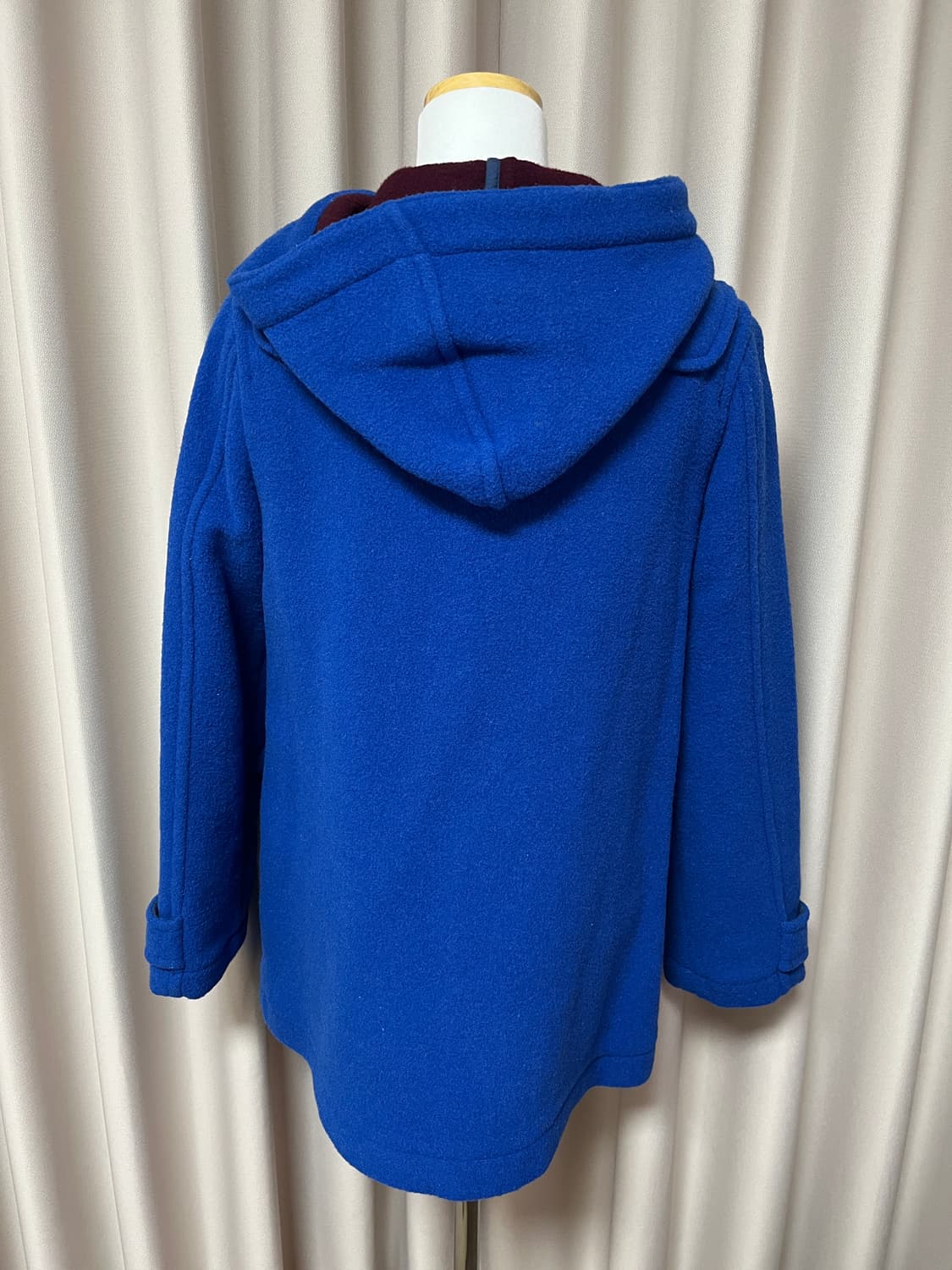 No.2 로열 블루 우드 토글 더플 반코트  상품이미지3