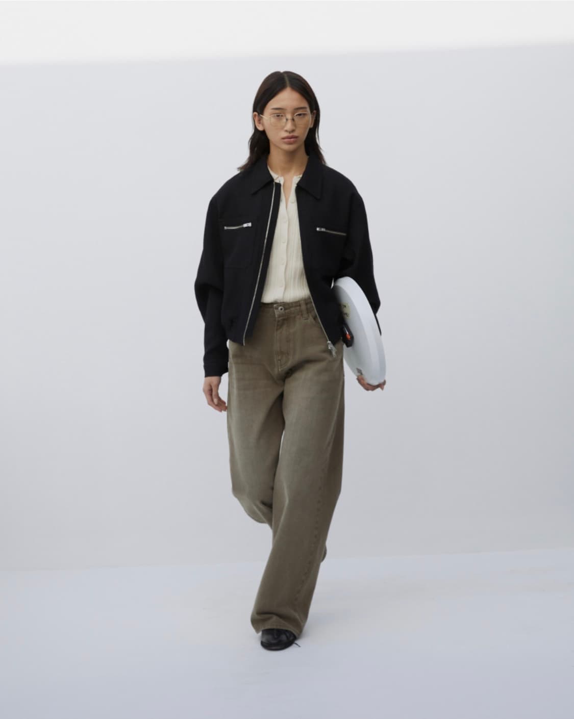 쿠어 coor 와이드레그 가먼트다잉 진스 토프 M 상품이미지3