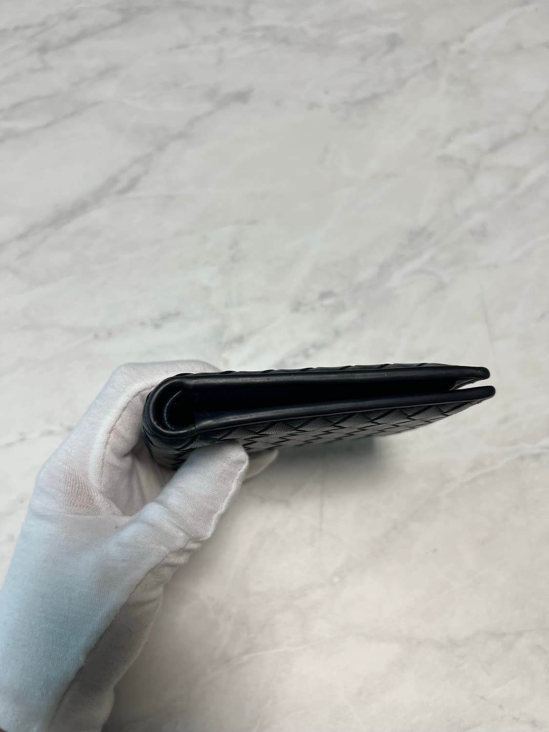 보테가베네타 반지갑 네이비 상품이미지5