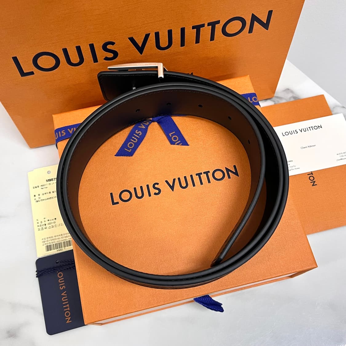 [새상품] 루이비통 LV 이니셜 리버서블 모노그램 벨트 상품이미지5